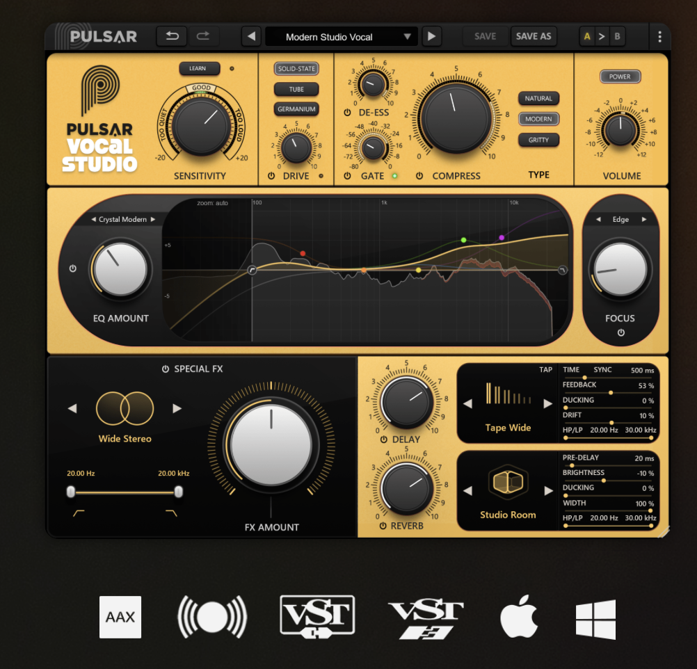 Pulsar Audio Vocal Studio